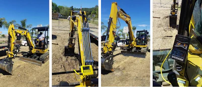 ZIPLEVEL EZDepth for excavators, backhoes, skid steers and other heavy equipment provides accurate operator readings without risks to a laser rod man.