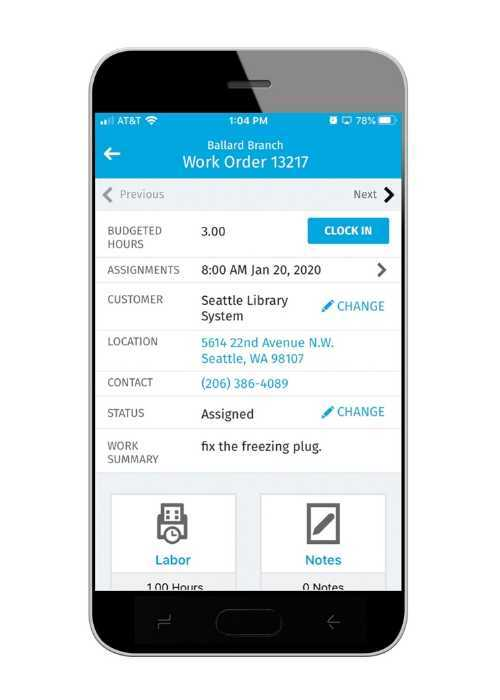 Viewpoint Service Tech Mobile App Image