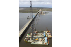 Liebherr Lee & Sims Lb 36 On Barge