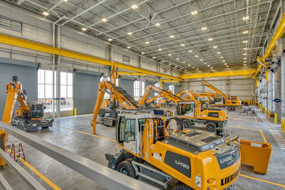The expansion includes an 82,000-sq.-ft. workshop and training facility.