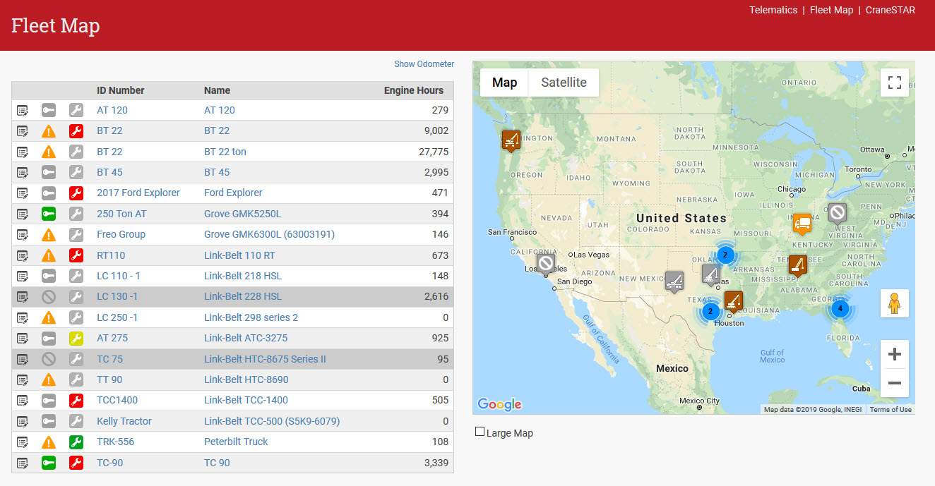 Icranetrax Fleetmap