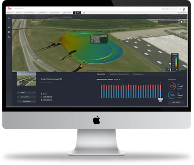 Leica ConX allows even non-experienced users to visualize and validate data in 2D and 3D localized on interactive maps.