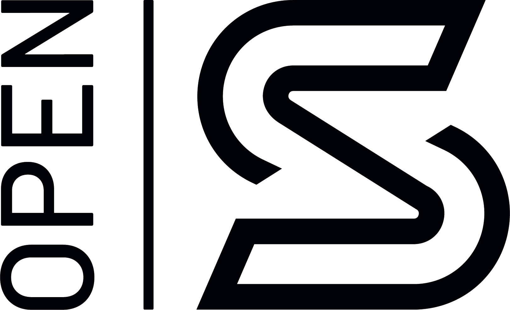 Open S Mark Black