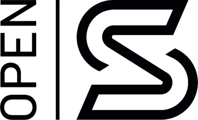 Open S Mark Black