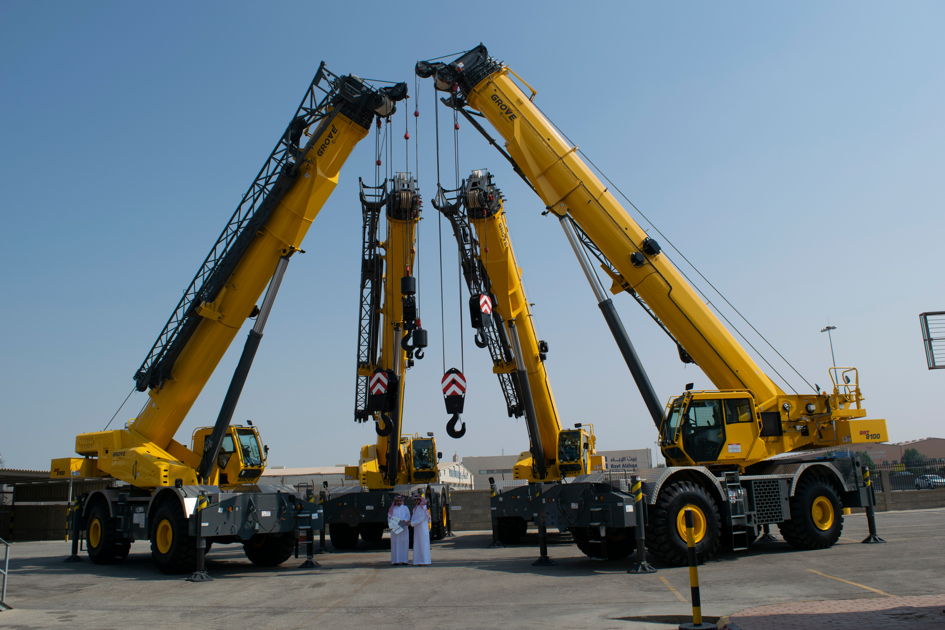 Given the variety of projects lined up for the GRT8100 cranes, Tamimi Rentals will be able to take full advantage of the crane’s 100-ton maximum capacity combined with a five-section, full power boom that extends up to 47 meters, which can increase its length to 64 meters with the use of a jib.