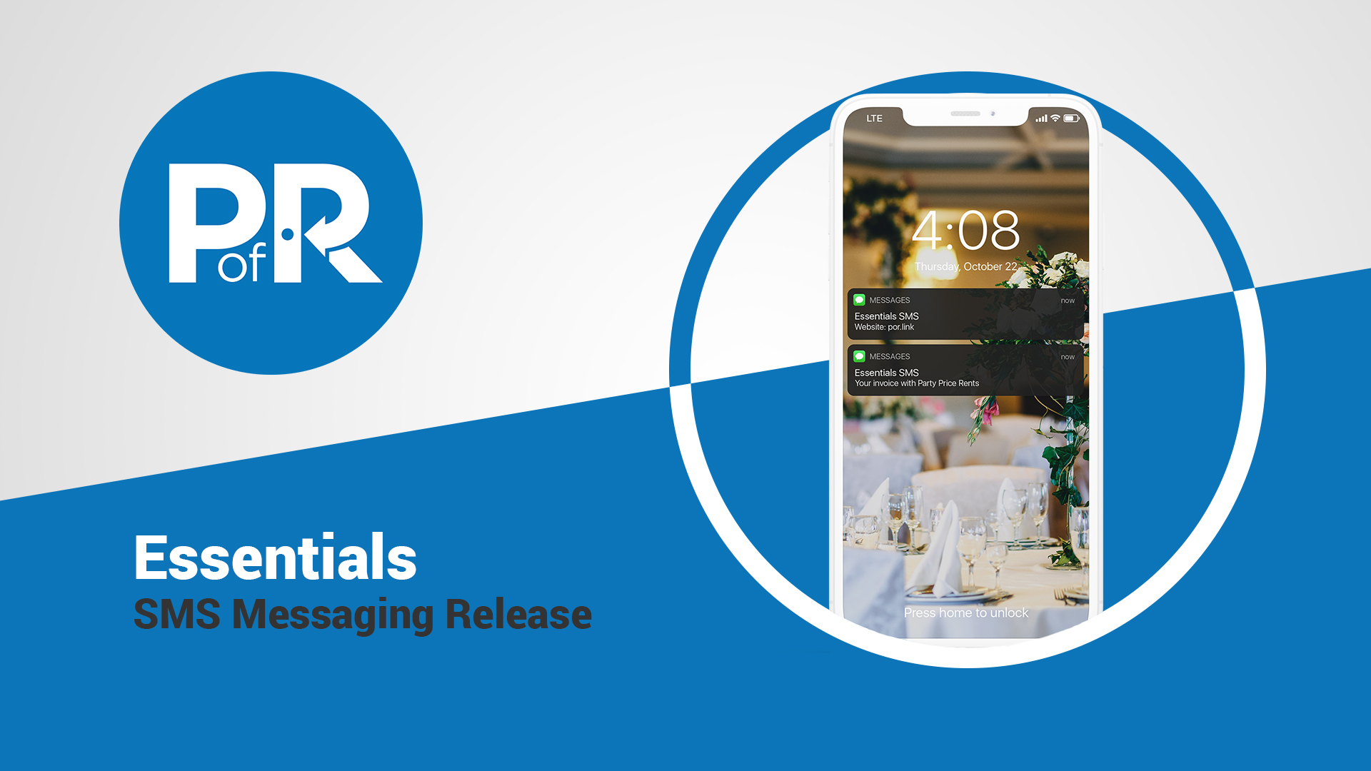 SMS messaging cuts through the clutter in a recipient’s inbox and provides them with the important information immediately. Available to Essentials User for free through February 2021.