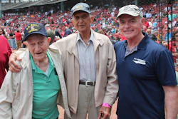 Each year, Musto has invited hundreds of veteran to a Boston Red Sox game where a veteran throws the first pitch and another sings the national anthem. His team also distributes hundreds of yearly gifts to veterans. They distribute turkeys for Thanksgiving and Christmas trees for the holidays.