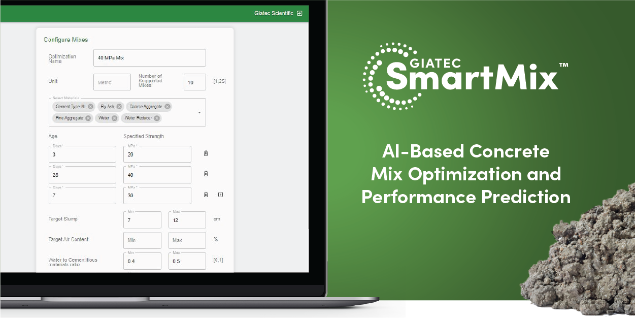 SmartMix Concrete Optimization and Performance Prediction Dashboard
