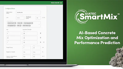 SmartMix Concrete Optimization and Performance Prediction Dashboard