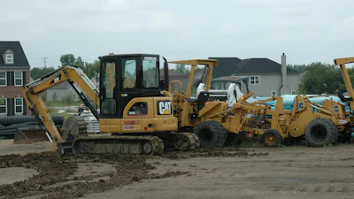 Monitoring your construction site equipment will be significantly easier if you stage all of your heavy equipment in the same spot every evening