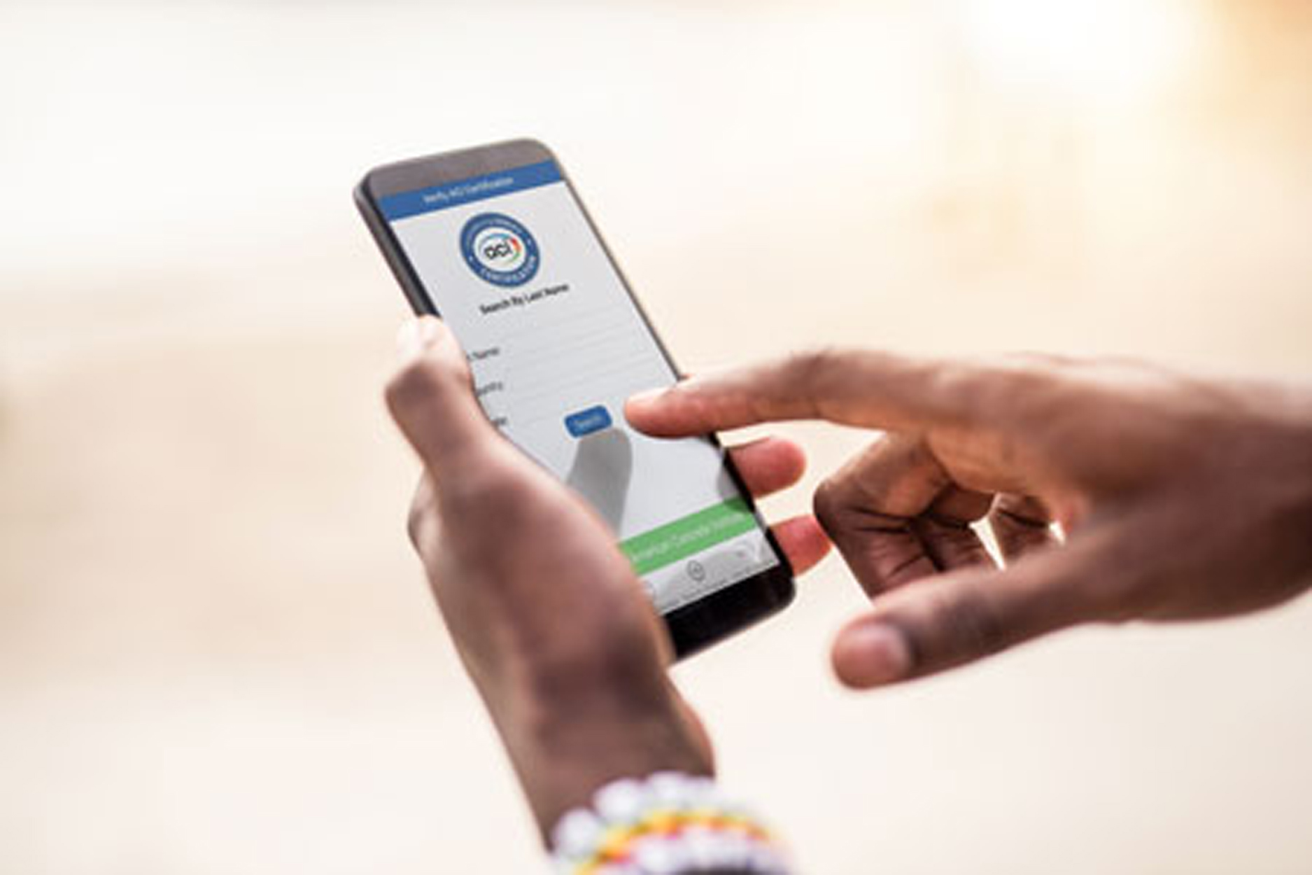 Quickly and easily verify an individual’s certification with the ACI Certification Verify App.