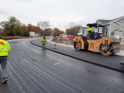 This residential road in Janesville, WI gets a premium upgrade with Invigorate Rejuvenator asphalt mix.