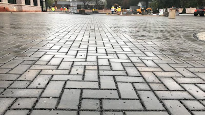 Case Study Randolph N.C. Parking Lot Belgard Permeable Interlocking Concrete Pavers
