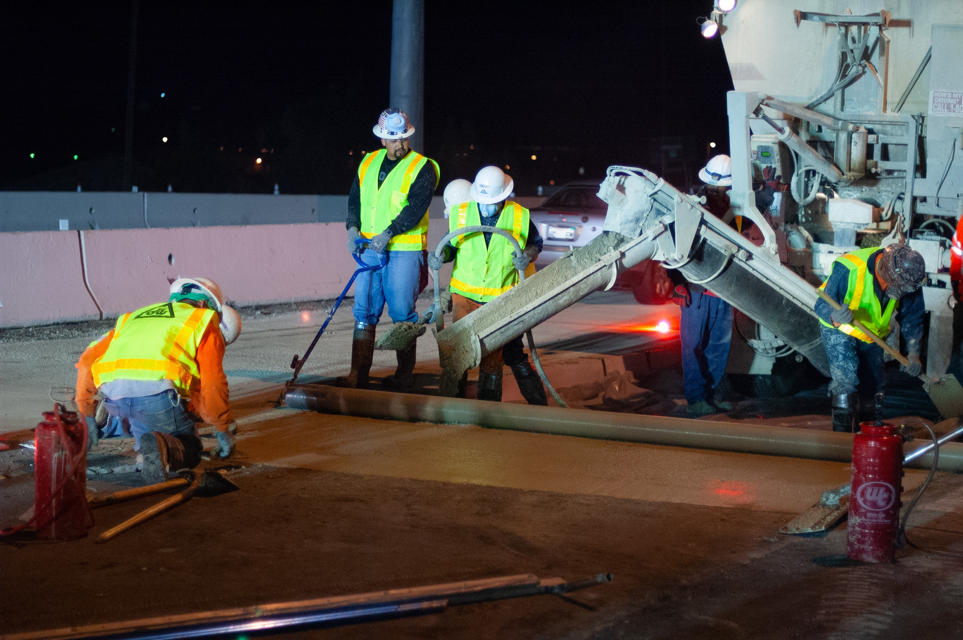 Rapid Strength Concrete Used in Freeway Pavement Restoration