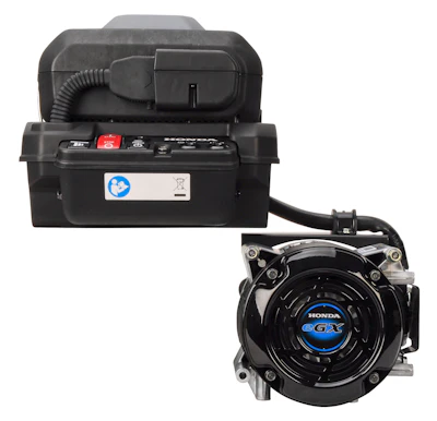 Honda eGX motor and battery