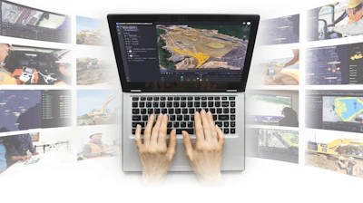 Komatsu Smart Construction Dashboard Collage
