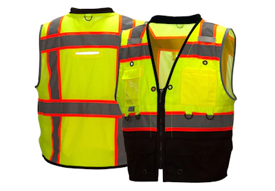 Pyramex Heavy Duty Vest Front Back