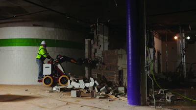 The selective demolition involved removing a staggering 20,000 sq. ft. of ceilings and flooring within the childcare and education centers.