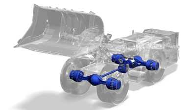 Dana Underground Loader With E Powershift Transmission