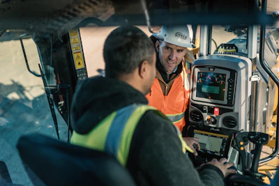 Rummel crews master grade tech with on-site support from SITECH Southwest. Shaun Tindell, GPS manager at Rummel, says, 'They provided a manual for the routine operations, but they’ll show up on our jobs and walk us through more advanced stuff,' as needed.