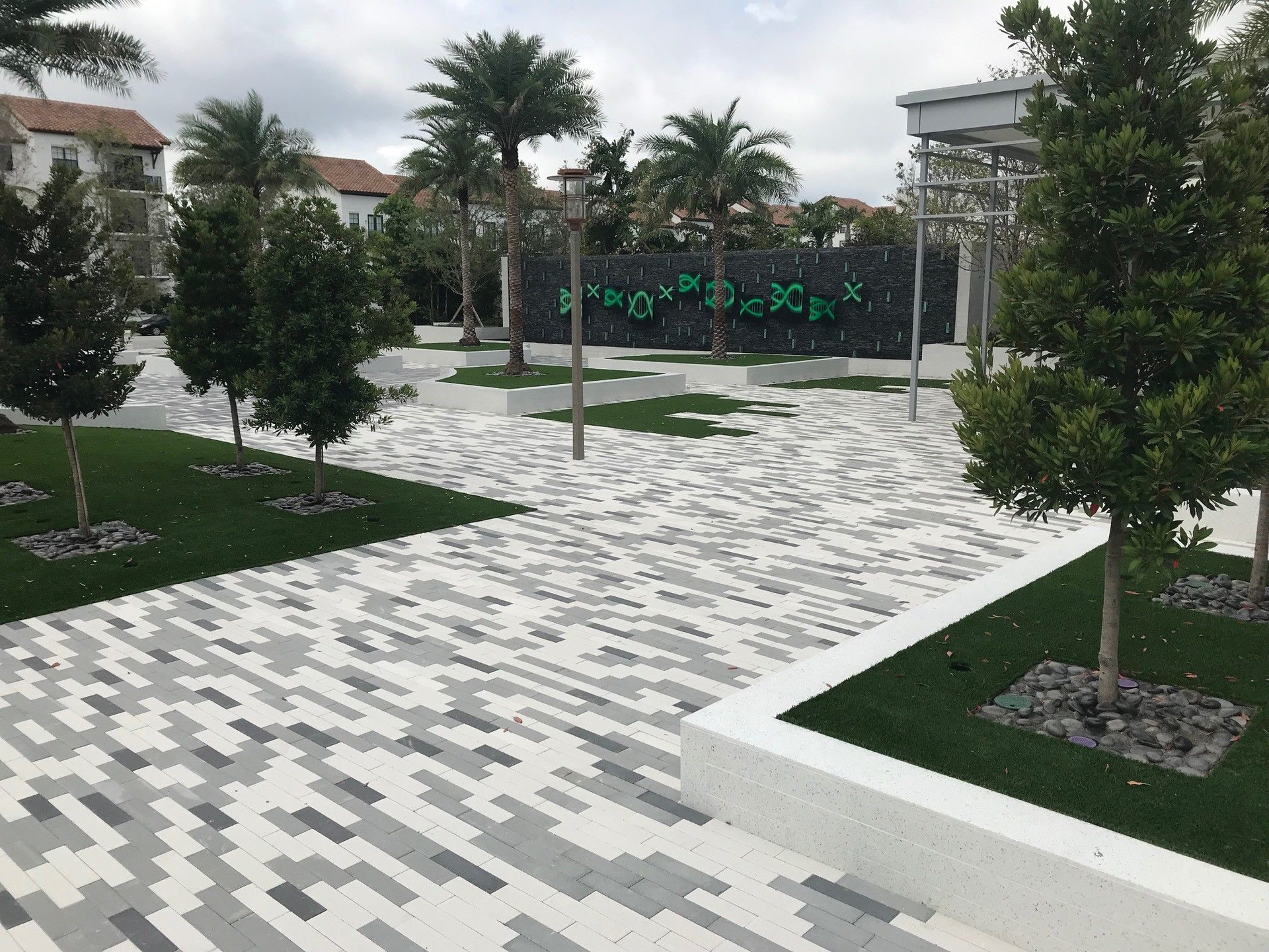 Using Concrete Pavers to Create a Safe Retail Plaza