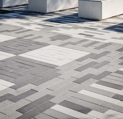 Using Concrete Pavers to Create a Safe Retail Plaza