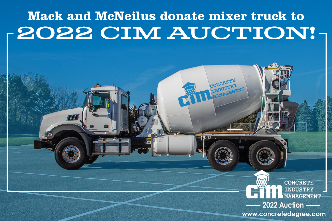 Mack Trucks & McNeilus Donate to World of Concrete 2022 CIM Auction