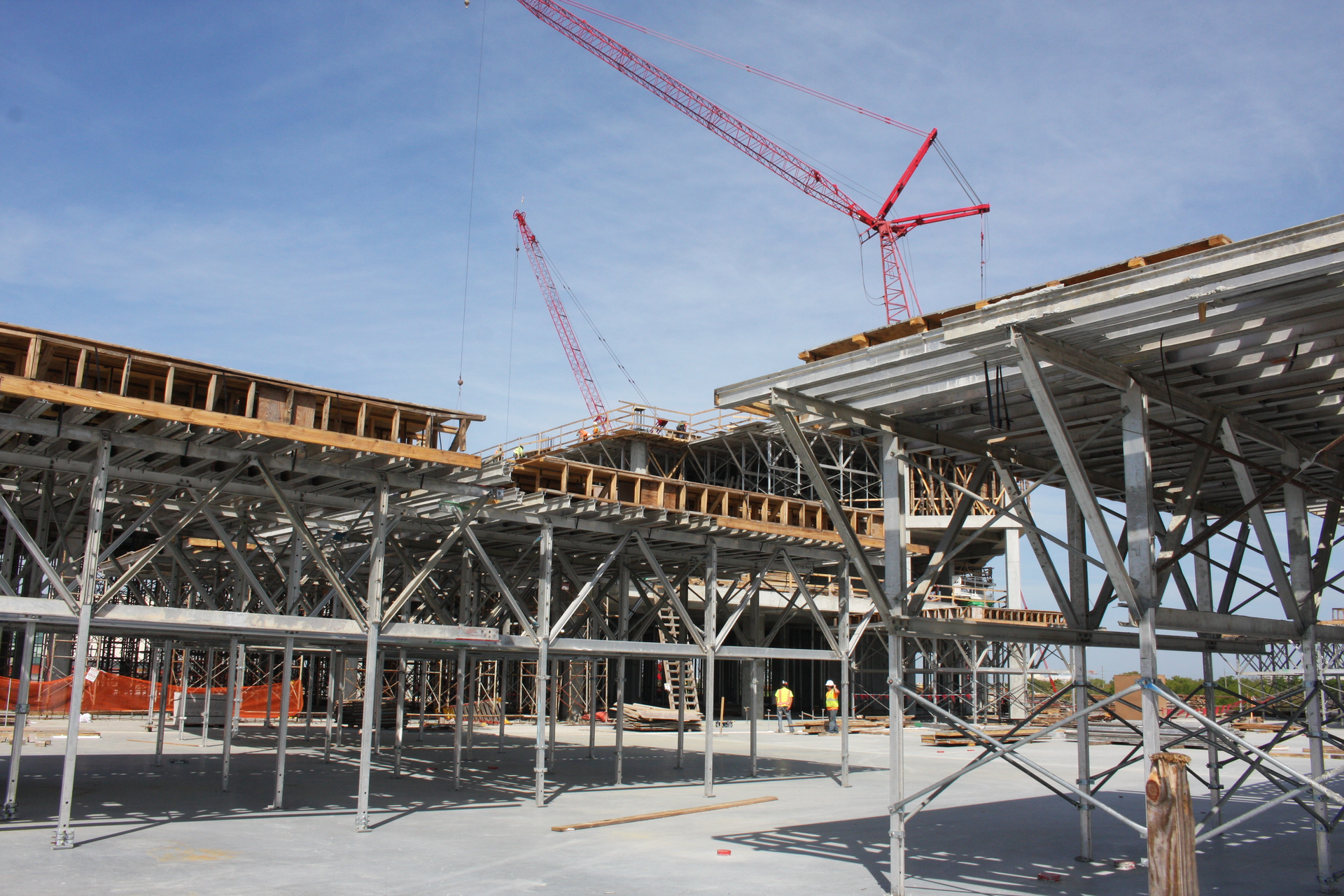 UFI is responsible for creating the shell for the structure. In that capacity, surveyors appreciated the speed and ease of use of the Topcon GT-503V robotic total station.