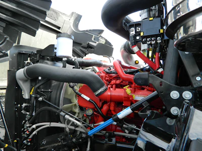 Daily walkarounds should include checks of all critical fluids as well as condition checks to identify leaks or damaged/missing components.