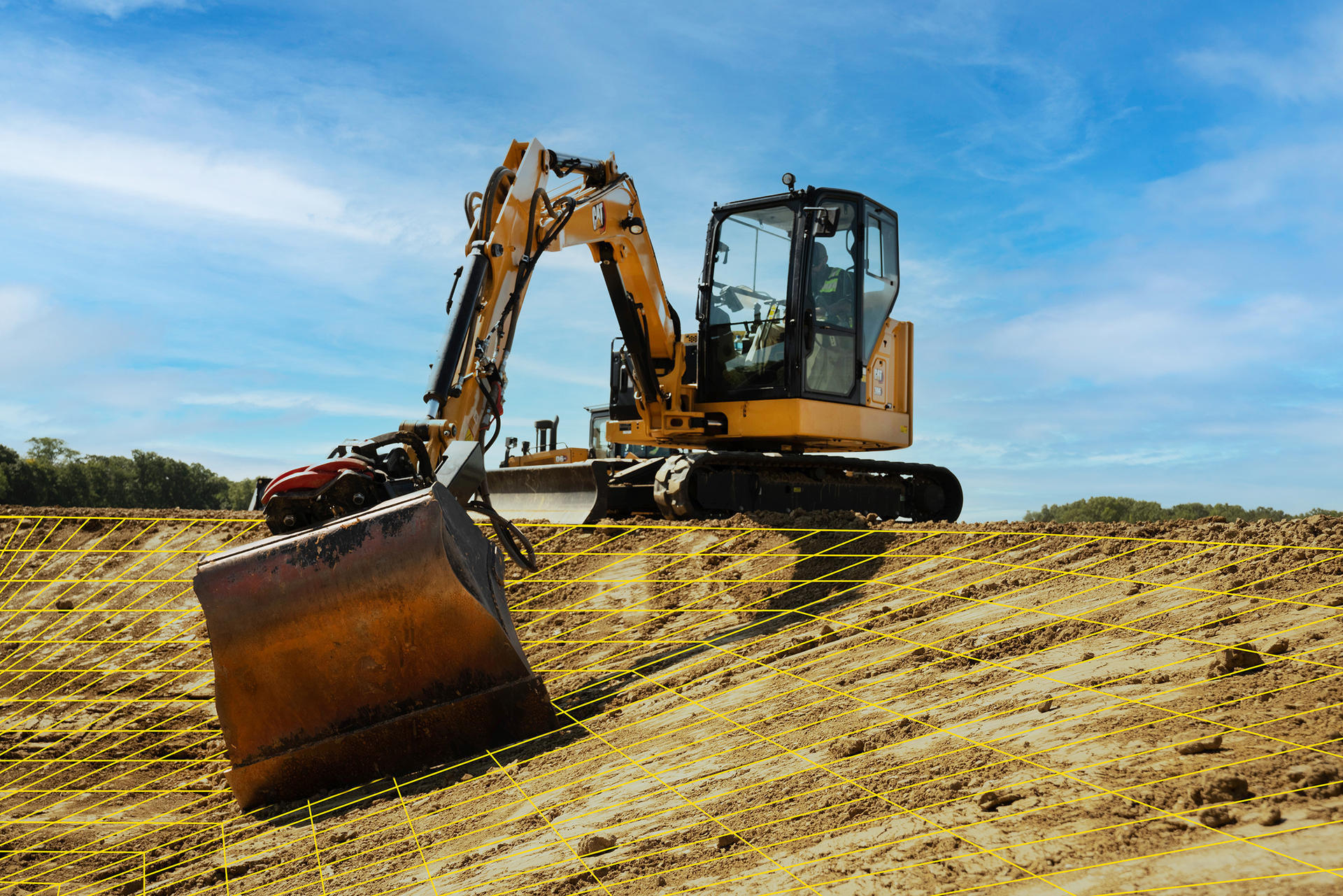 Cat Grade For 6 9 Ton Mhex Graphic