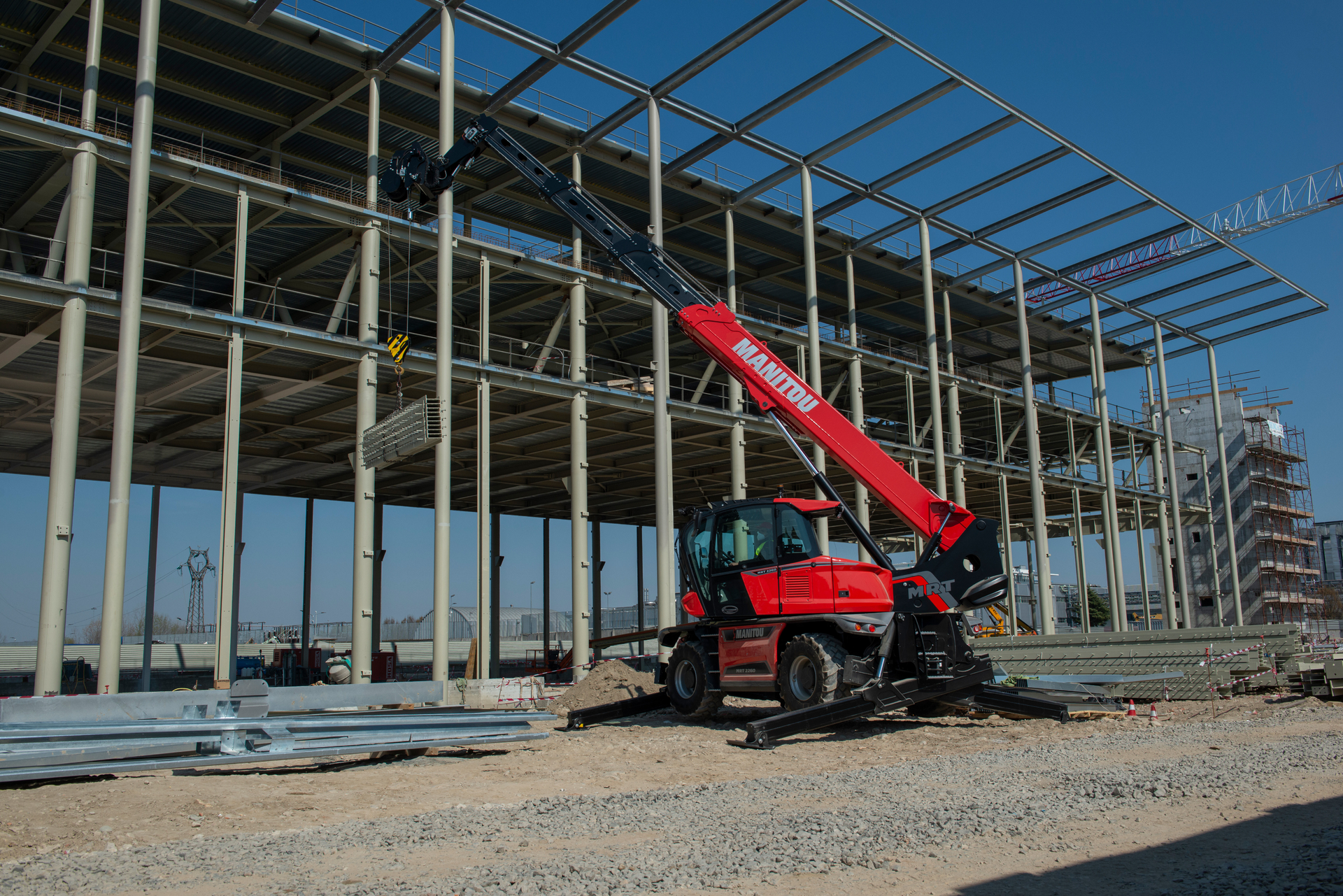 If the maximum material weight is equal to or below the load chart weight for the areas the operator needs to reach with the materials, that particular telehandler should be capable of successfully completing the lift.