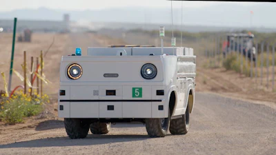 The second-generation prototype all-electric Honda Autonomous Work Vehicle (AWV) will be on display at World of Concrete 2022.