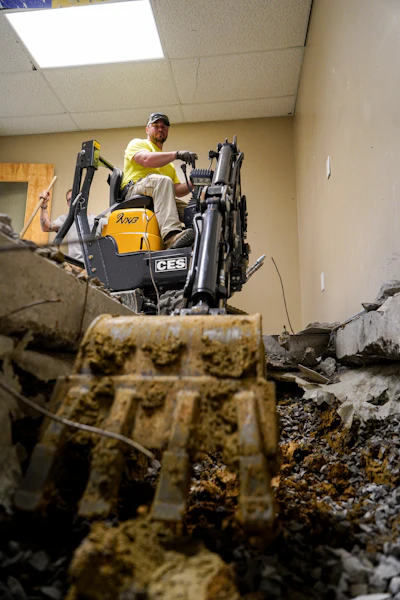 KATO-CES excavators feature an eight-hour run time with a charge time of 8 to 12 hours. They can be charged overnight and provide the full eight hours back the next day.
