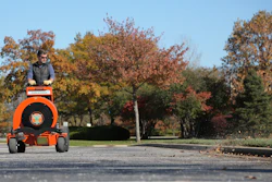 A stand-on blower will provide the most airflow, have the best maneuverability and one operator can do the job of several workers with backpacks.