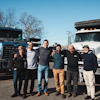 Kenny Roy, third from the left, and part of his team at Royal Pavement Solutions.