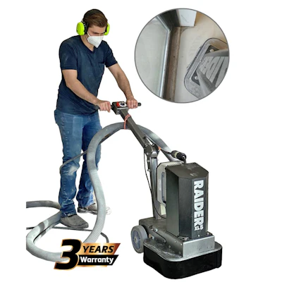 The RAIDER XL5 Mid-Sized Floor Grinder