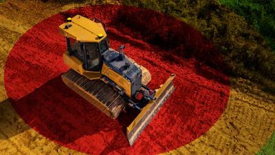 Leica Geosystems' collision avoidance system includes the ability to activate speed limits for different geofenced areas on a construction site.