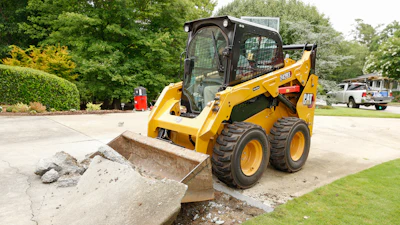 Tire inspection is key for skid-steer loaders. Flat or underinflated tires can affect the machine’s safety and performance in addition to leading to downtime