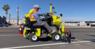 Pavement surfaces must be clean, debris free and dry before application as moisture on the surface can decrease the bonding ability.