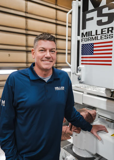 Joe Ouellette, president of Miller Formless Co.