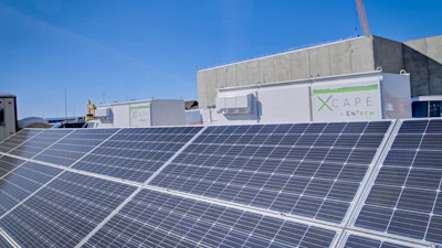 The Xcape system includes energy storage along with a low-carbon propane generator to provide power when the sun isn’t shining.