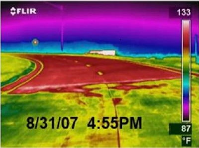 Concrete Pavement Factor in Urban Heat Island UHI Effect