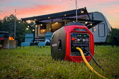 The Honda EU3200i features two-step starting, remote smartphone capabilities and portable functionality.