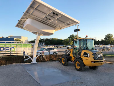 The partnership is designed to allow construction sites to rapidly deploy EV charging to power zero-emissions construction equipment that runs on the sun and does not generate a utility bill.
