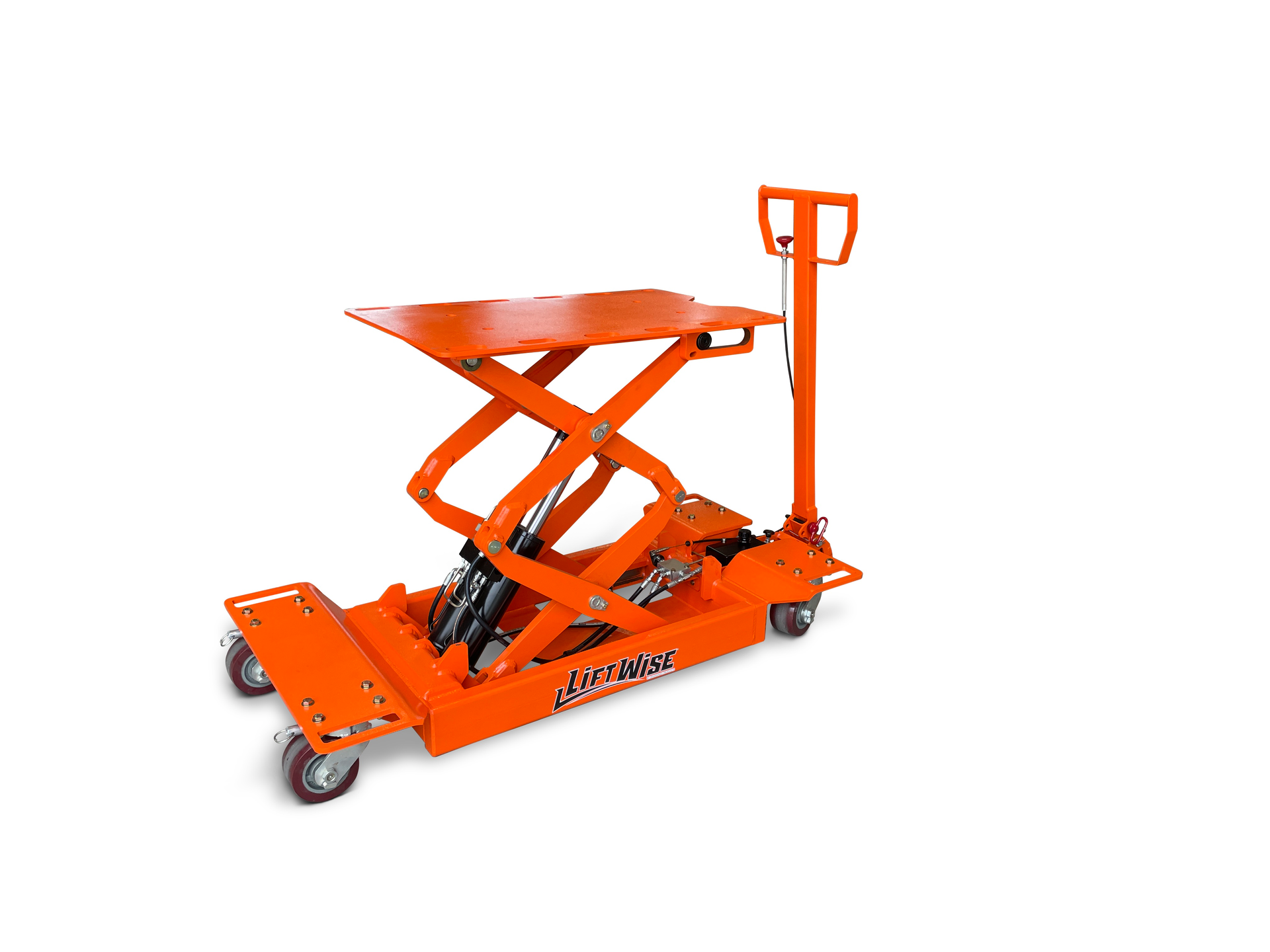 The LiftMaster 7000 allows users to lift or lower a variety of parts into position for maintenance or other needs.