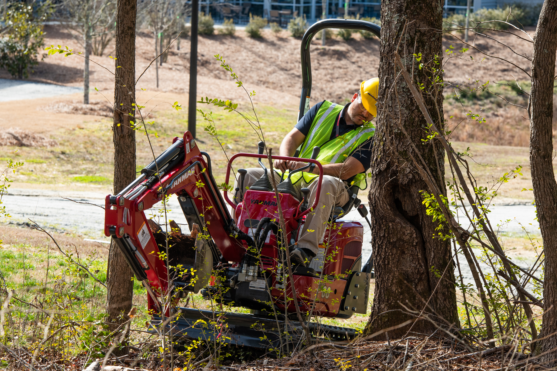 Whatever a contractor’s situation, matching the machine to the work is the general principle when considering mini excavator size.