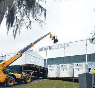 Consider the length, width and height (especially the collapsed height) of a forklift with respect to access points such as low-hanging beams and branches; the height of a ceiling if the equipment is operating in a structure and the equipment’s storage space.