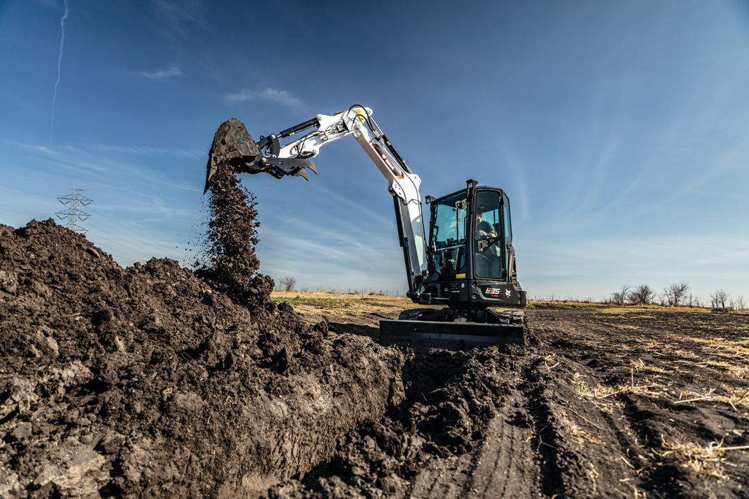 This package includes the platinum edition of the E35 (33 hp) compact excavator, the T76 compact track loader and S76 skid-steer loader.