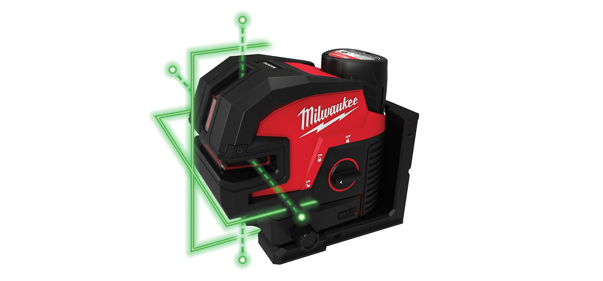 M12 Green Cross Line & 4-Points Laser