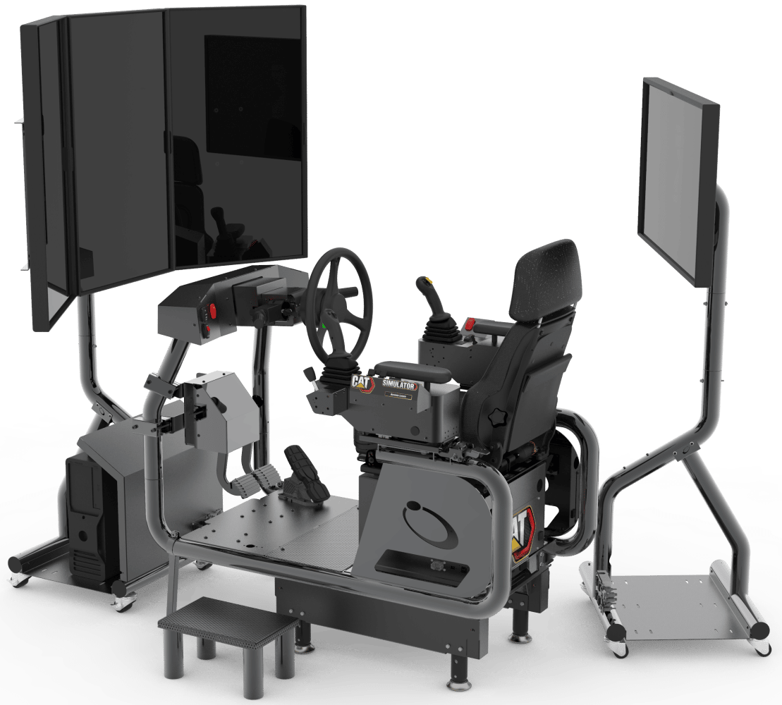 Set in a construction environment, the system teaches students and operators how to work a backhoe loader (BHL) from machine inspection to driving, braking, trenching, lifting and more.